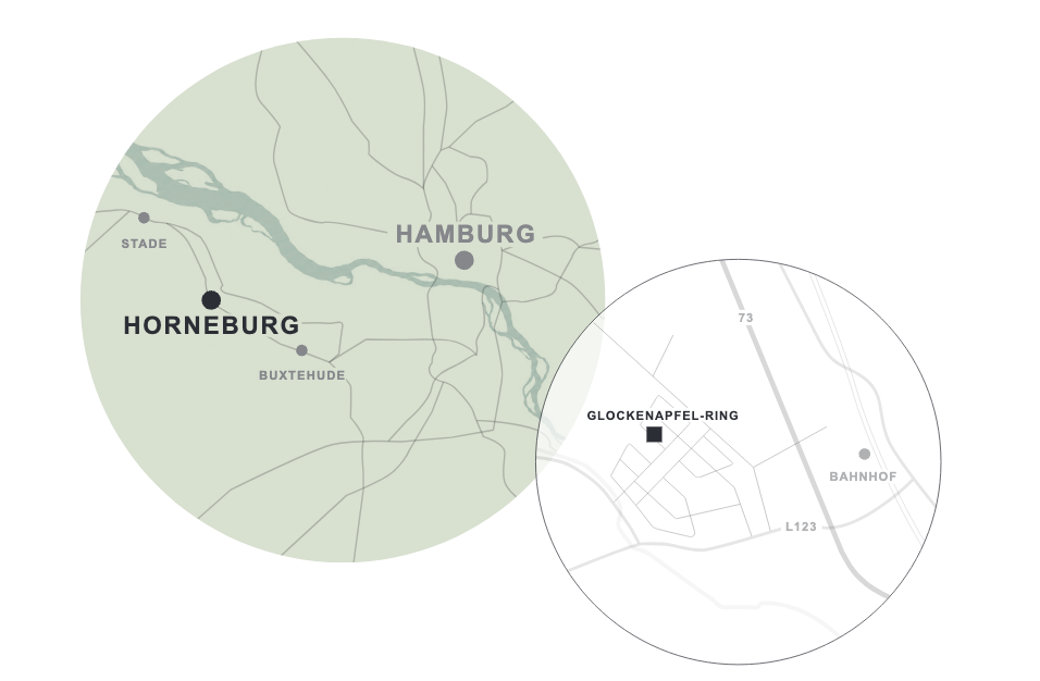 Karte: Horneburg in der Metropolregion Hamburg