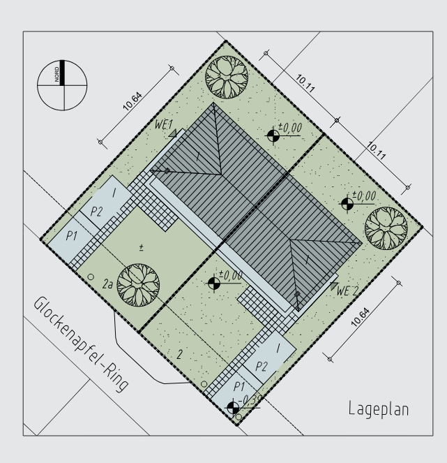 Lageplan Glockenapfel-Ring